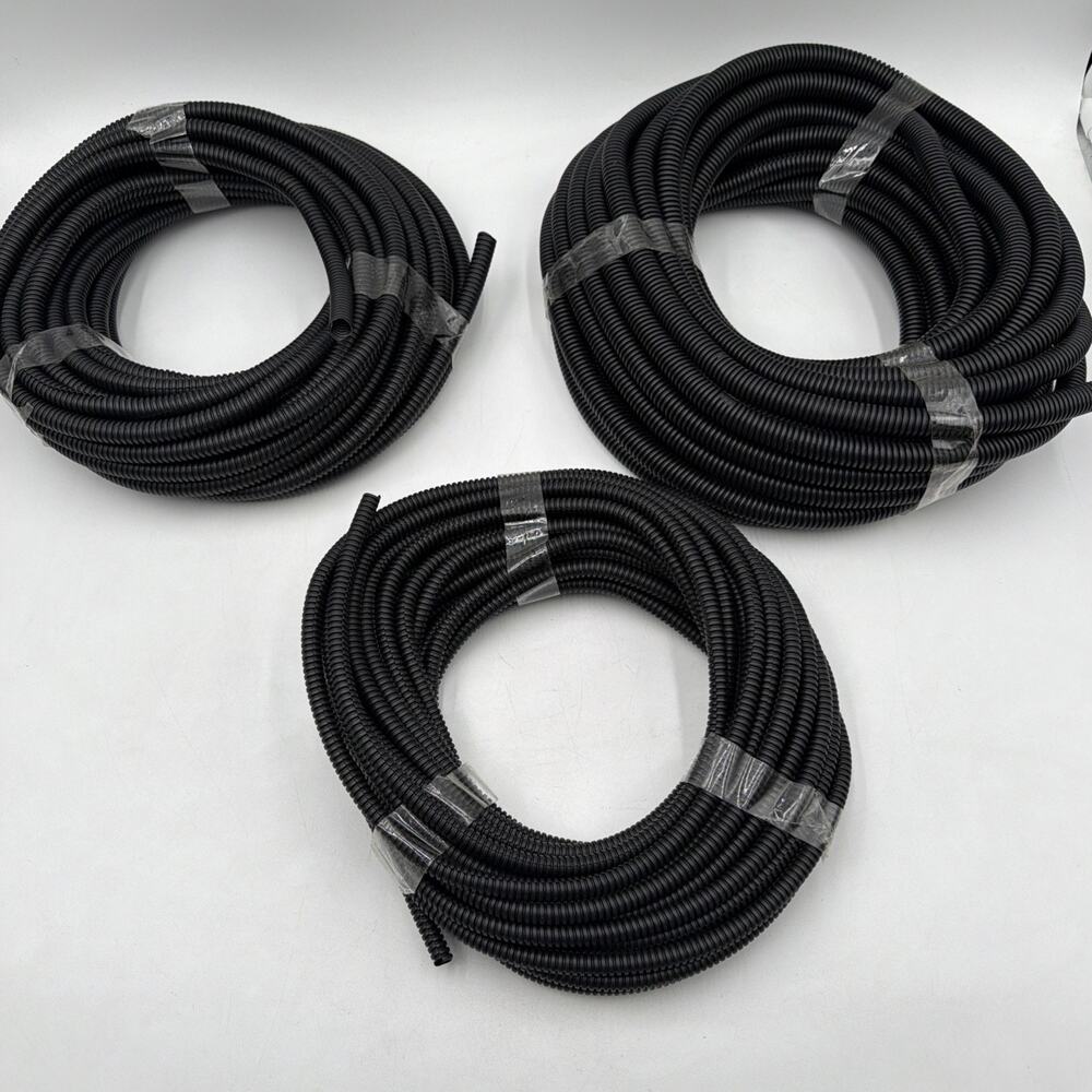 Sasylvia 1/4", 1/2", 3/8" x 25 Ft Split Wire Loom Tubing Wire Loom Assortment...
